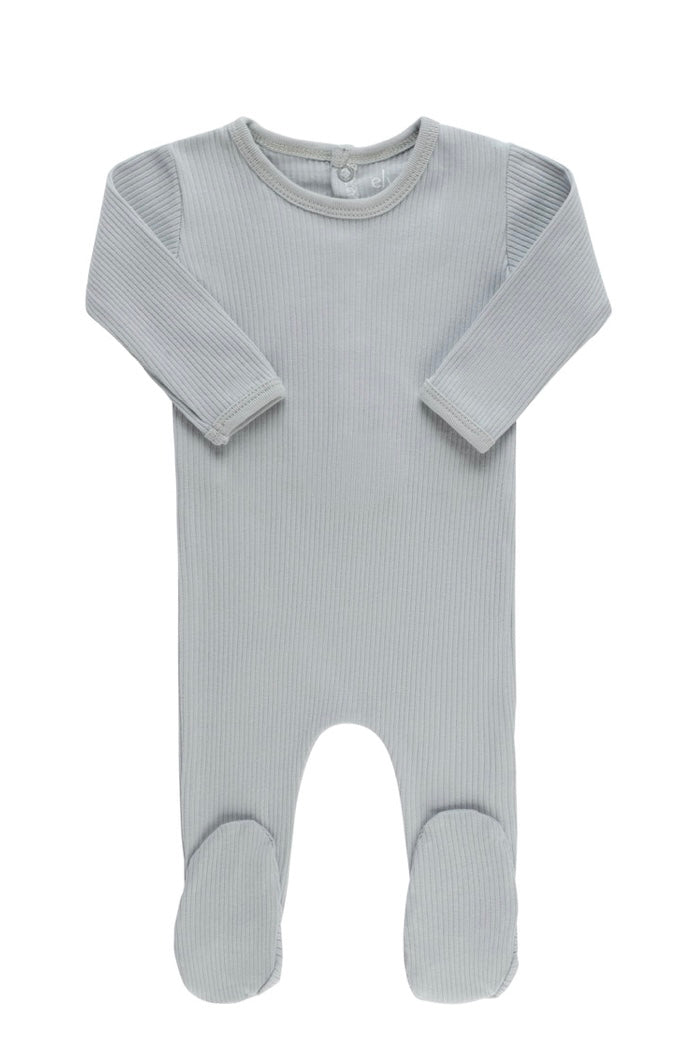 Ribbed Cotton Solid Footie