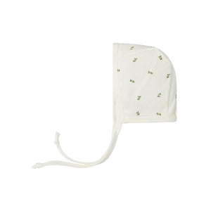 Ribbed Cotton Berry Bonnet
