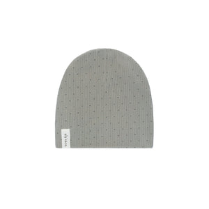 Black Pindot Beanie