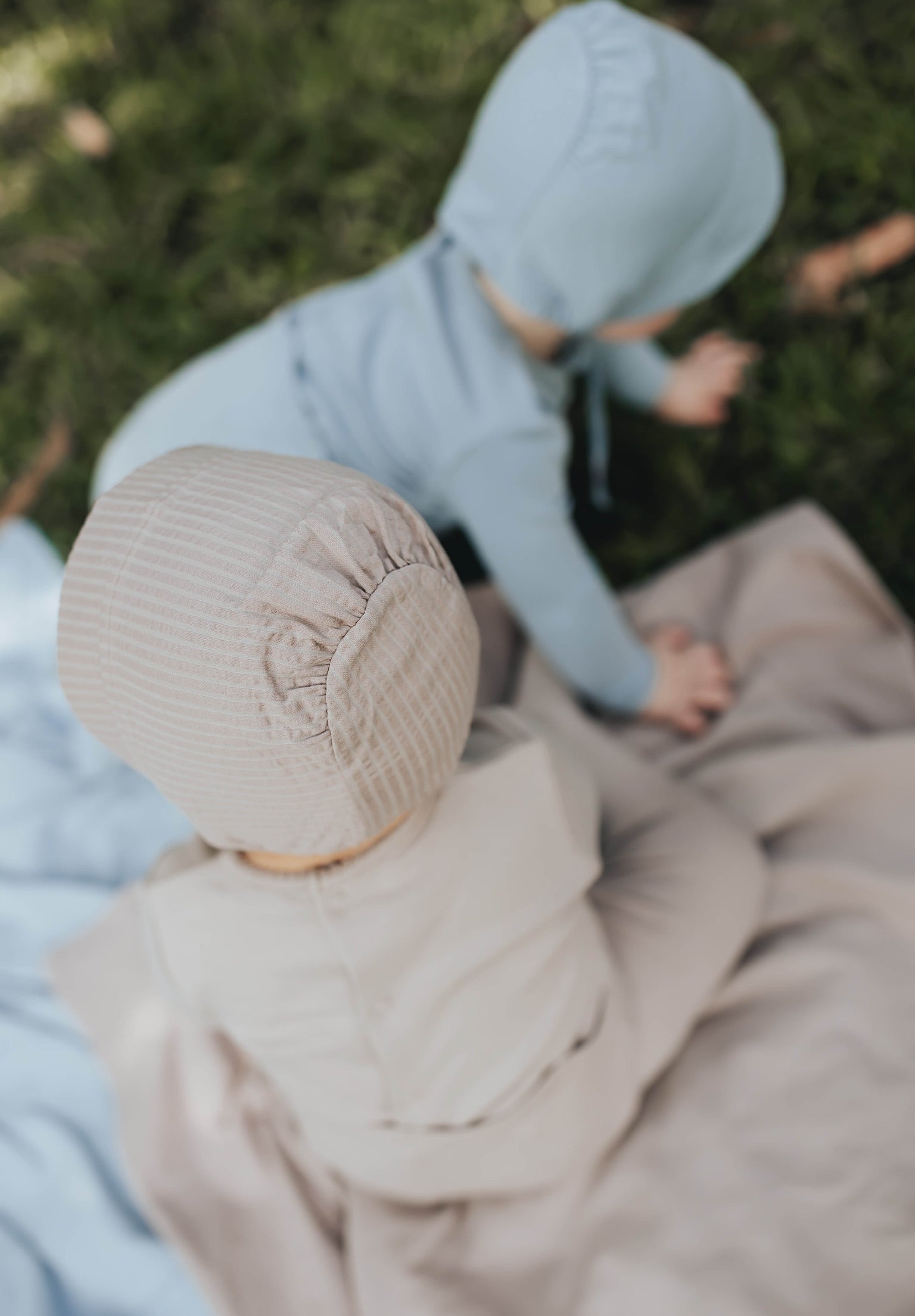 Smocked Footie with Bonnet