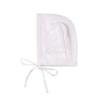 Load image into Gallery viewer, Organic Cotton Pointelle Knit Bonnet

