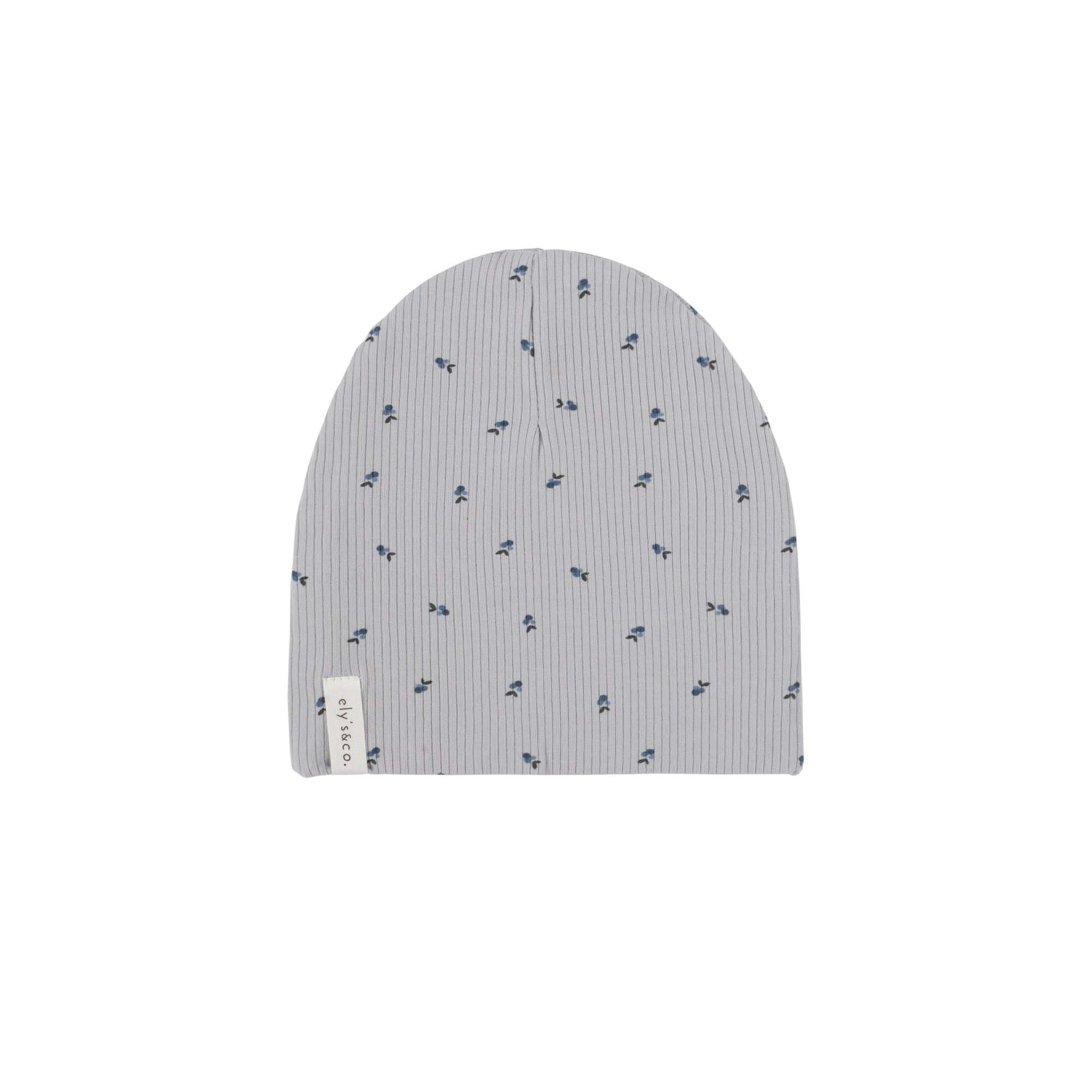 Ribbed Cotton Berry Beanie