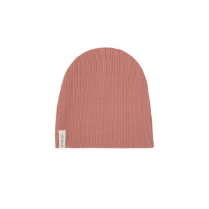 Ribbed Cotton Solid Beanie