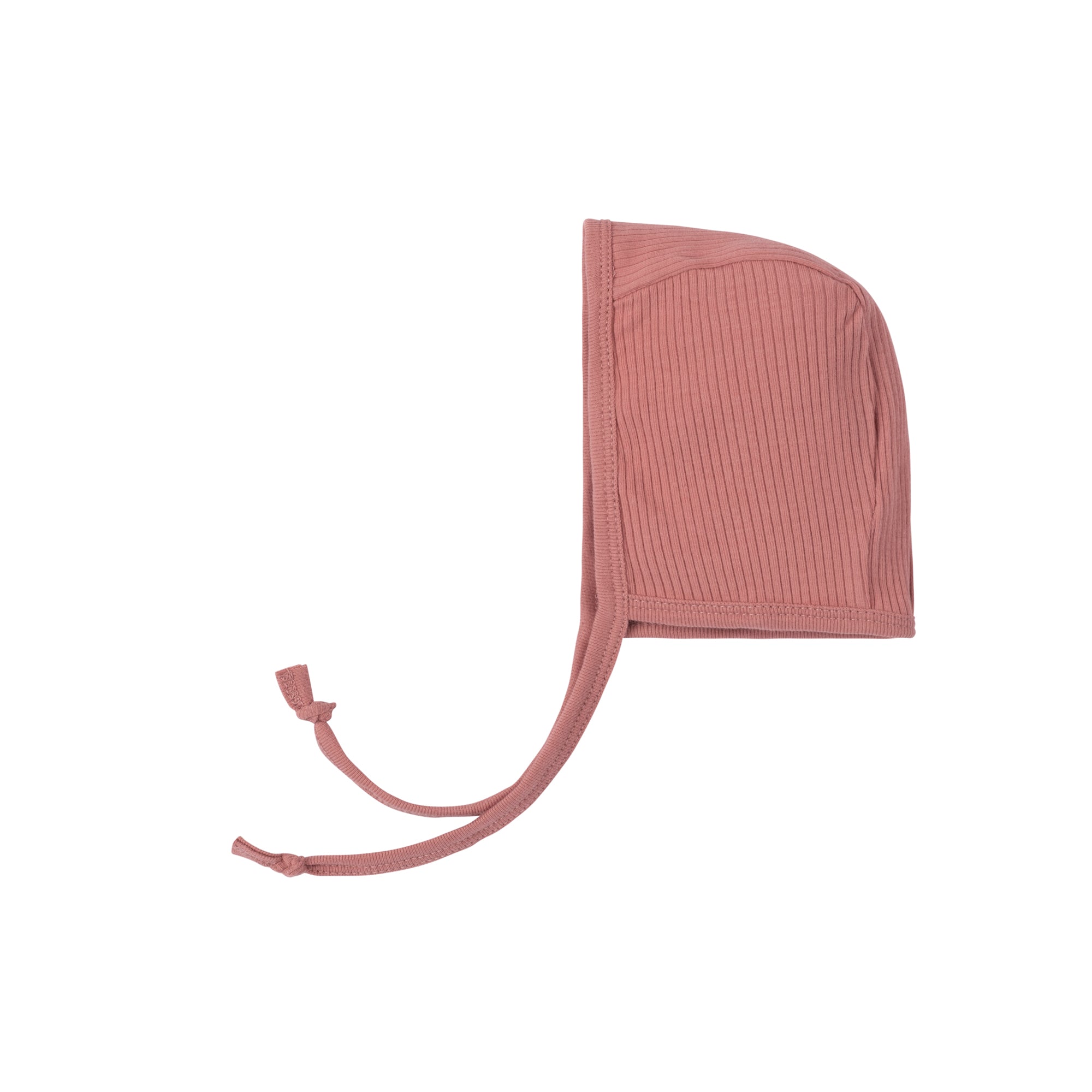 Ribbed Cotton Solid Bonnet