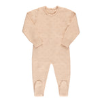 Load image into Gallery viewer, Organic Cotton Pointelle Knit Footie
