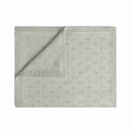 Load image into Gallery viewer, Organic Cotton Pointelle Knit Blanket
